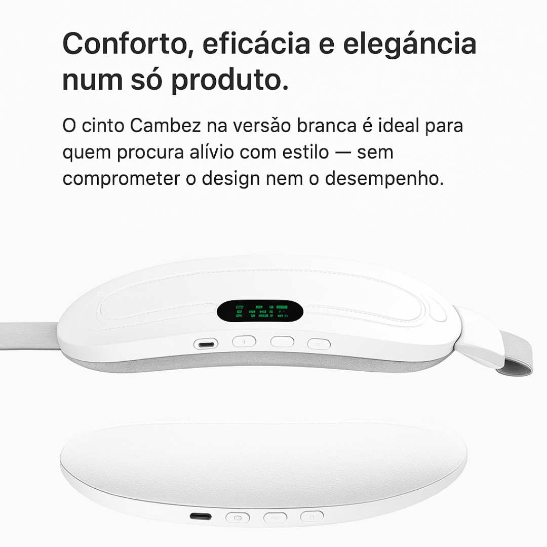 Cinto Calmante Conforto Menstrual da Cambez