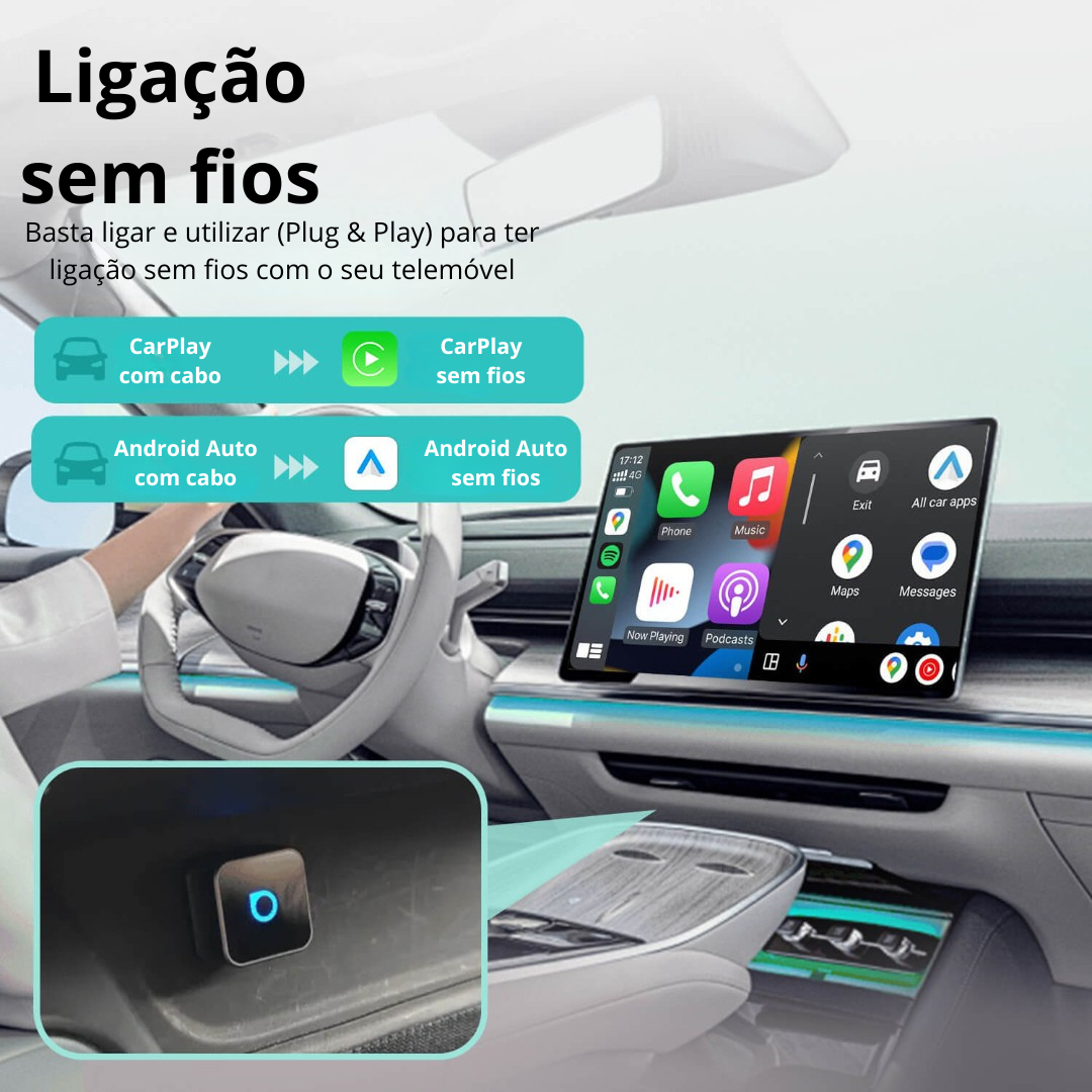 Adaptador CarPlay/Auto
